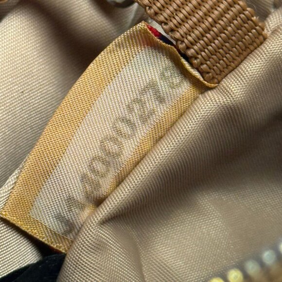 Vintage Dooney & Bourke Grey Nylon Crossbody Bag Leather Trim - Picture 4 of 17